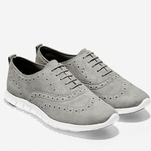Cole Haan ZERØGRAND Womens Wingtip Oxford Comfort Suede Sneaker shoes sz9